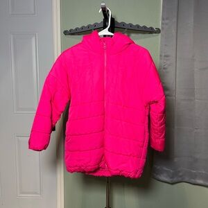 GAP Kids Hot Pink Puffer Coat